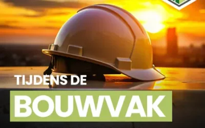 Bouwvakvakantie aankondiging